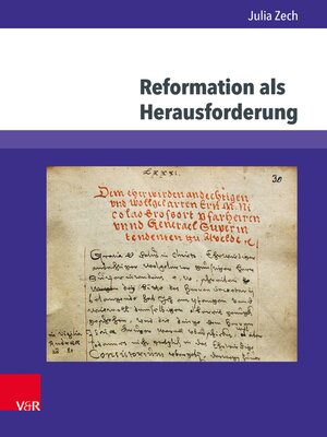 cover image of Reformation als Herausforderung